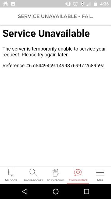 Problemas con la app desde el cel - 1