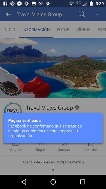 Recomendación para agencia de viajes - 1