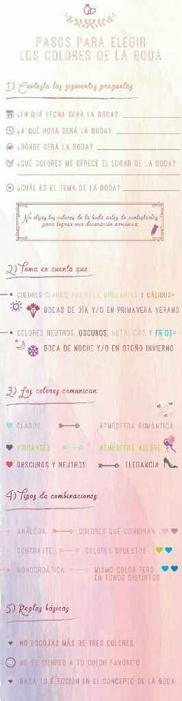 Elección del color de la boda - 1