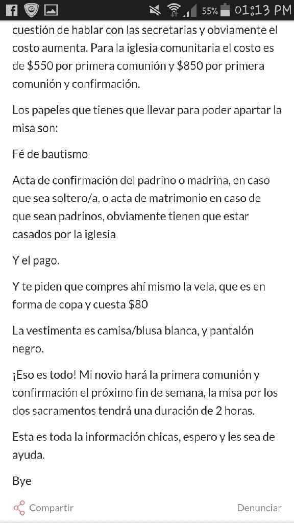 Primera comunión y confirmación. - 1