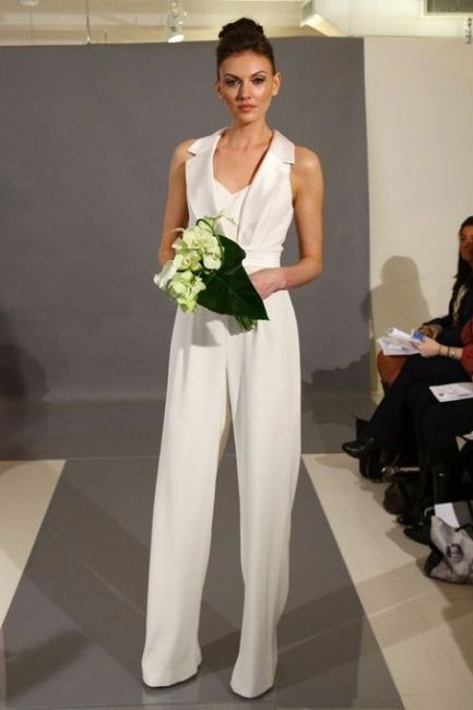 Pantsuit Nupcial