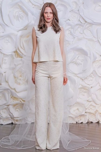 Pantsuit Nupcial