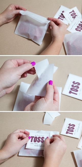 Bolsitas de Pétalos DIY