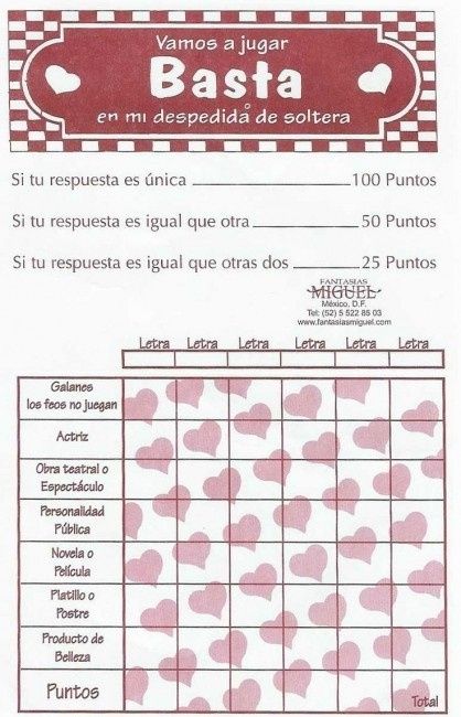 Juego despedida