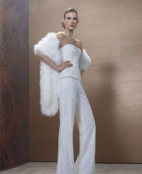 Pantsuit Nupcial