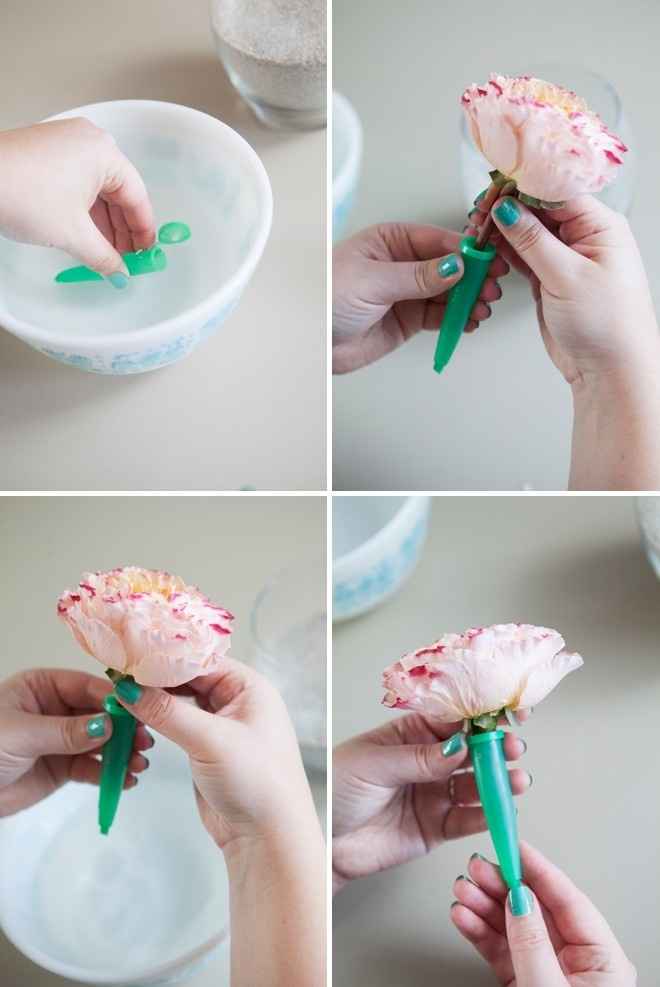 DIY centro de mesa