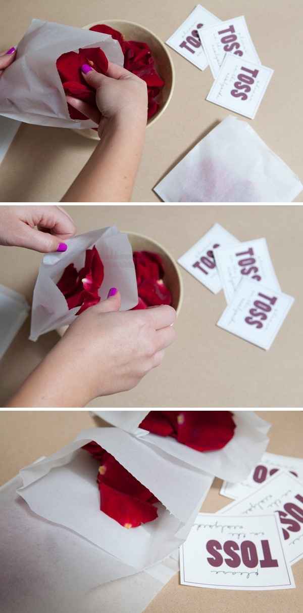 Bolsitas de Pétalos DIY