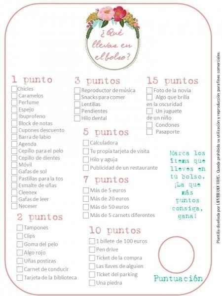 Juego despedida