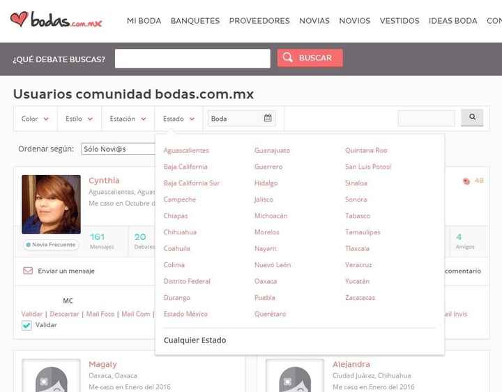 Búsqueda por Estado