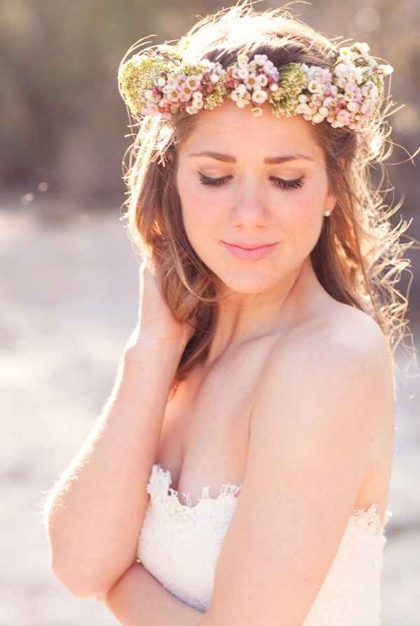 Corona de flores