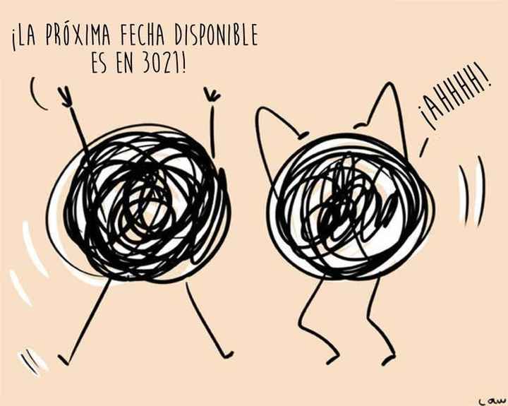 "No sé por qué la gente dice que casarse es tan estresante"...