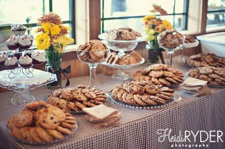 5. Barra de galletas y cupckaes