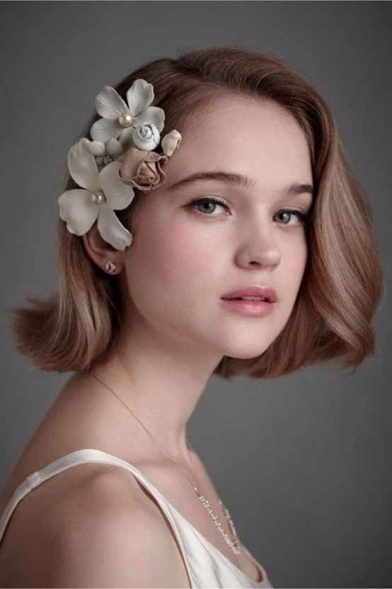 Novias de pelo corto