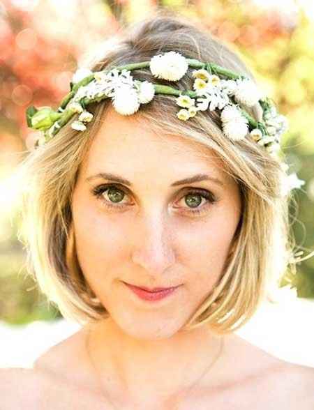 Novias de pelo corto