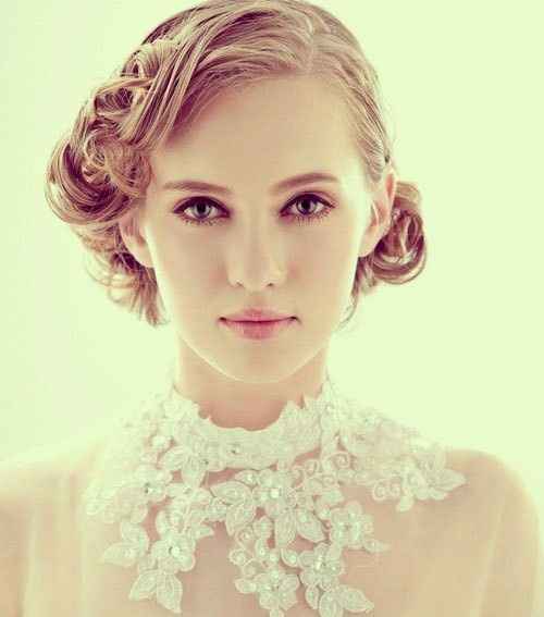 Novias de pelo corto