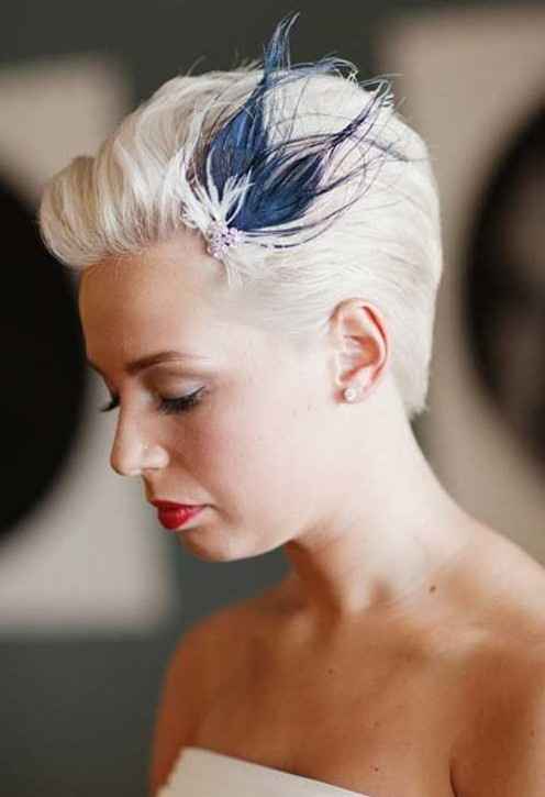 Novias de pelo corto