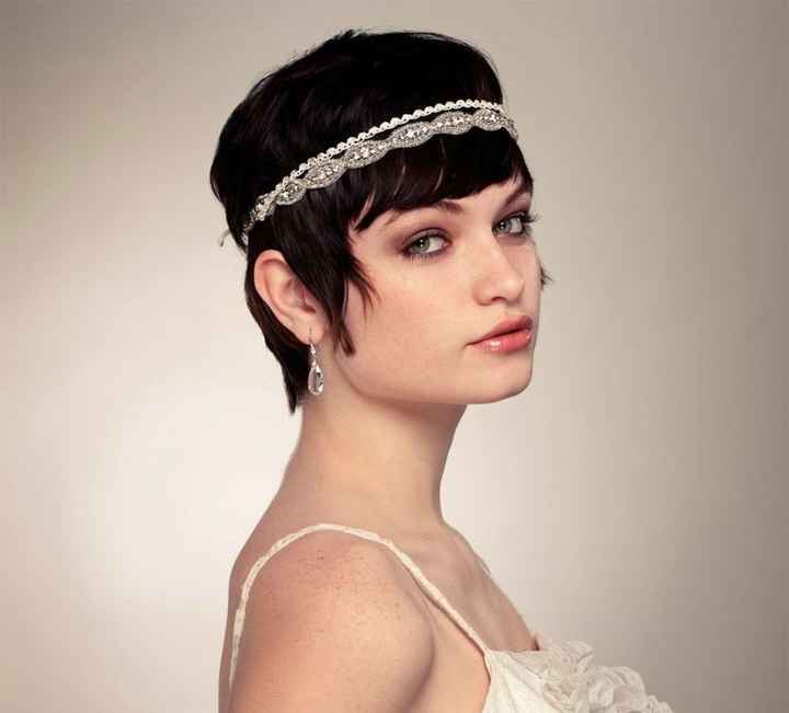 Novias de pelo corto