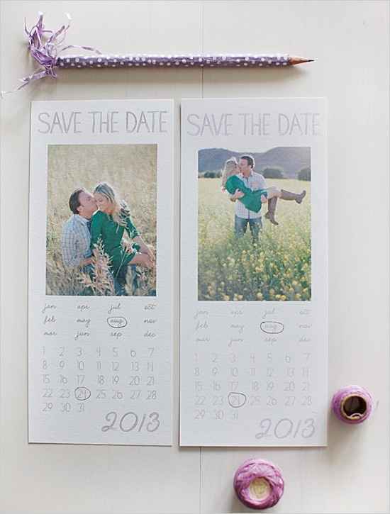 A. Un año antes de la boda enviaremos el "Save the Date" para que aparten la fecha 
