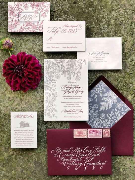B. Tres meses antes enviaremos la invitación formal con todos los detalles importantes.