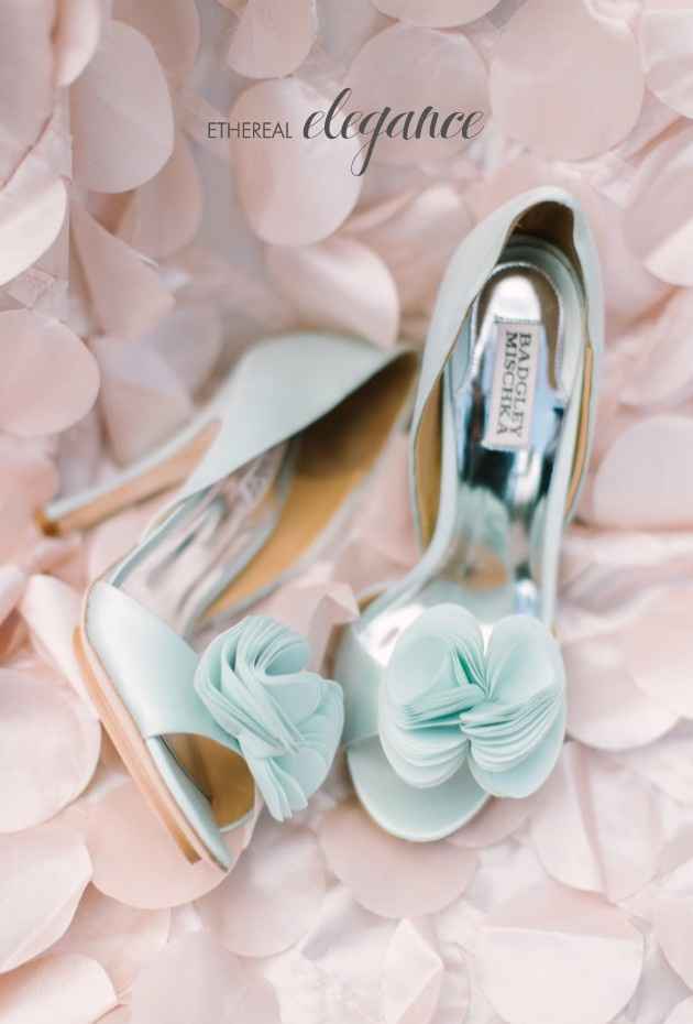Zapatos "algo azul"