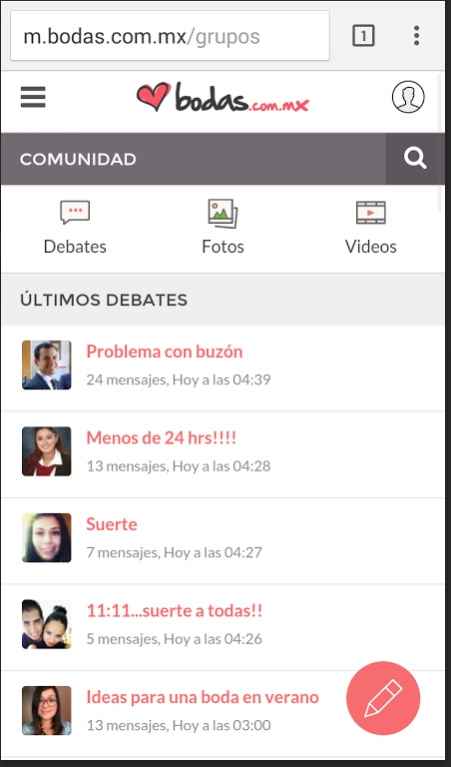 Novedades de la App
