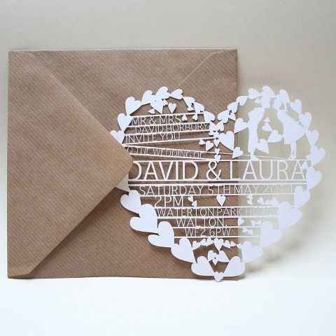 invitaciones troqueladas