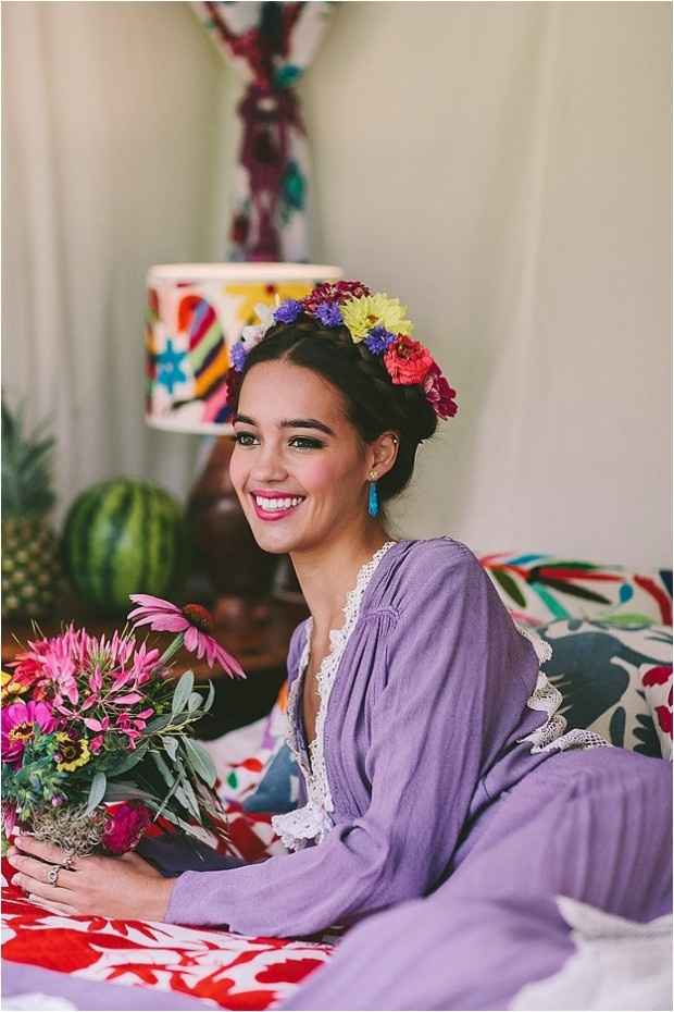 Novias inspiradas en Frida Kahlo
