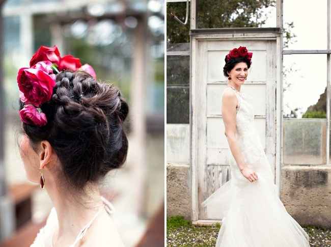 Novias inspiradas en Frida Kahlo