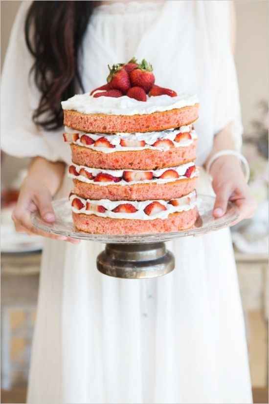 Boda con fresas