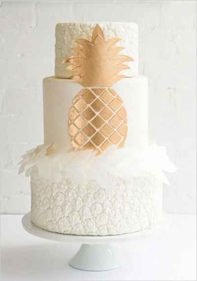 El pastel de boda!