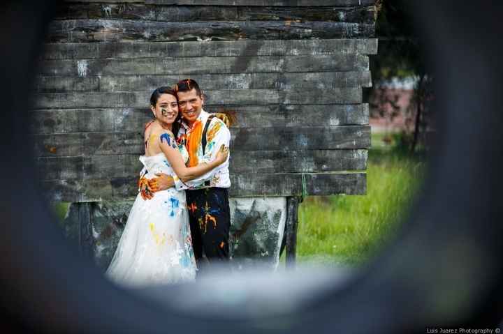 1. Un Trash the Dress muy original