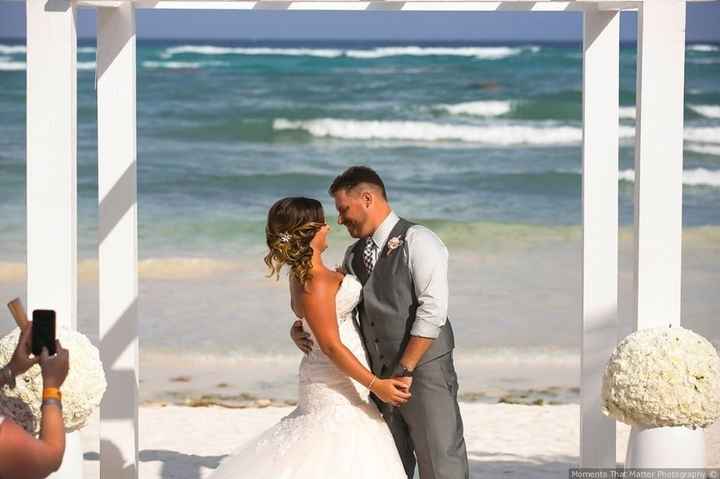 Justin y Candice en Cancún