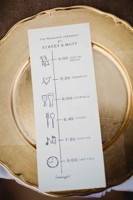 Programa de boda 1