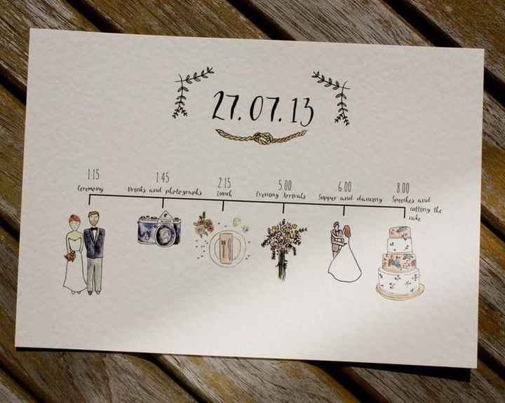 Programa de boda 2