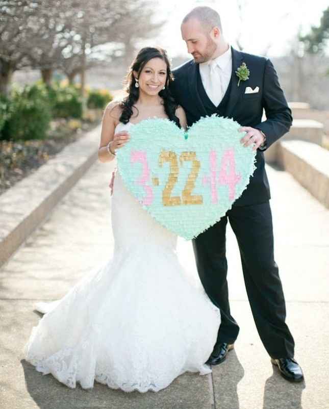 Para la sesión de fotos (tipo save the date)