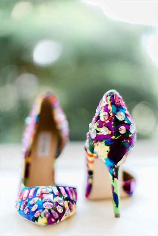 Zapatos de colores