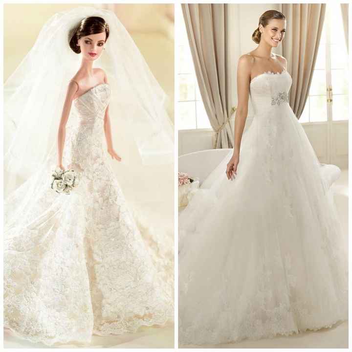 Tu vestido de novia inspirado en Barbie: ¿cuál eliges?