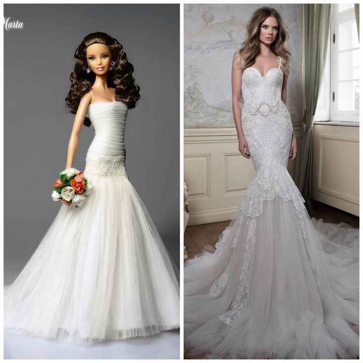Tu vestido de novia inspirado en Barbie: ¿cuál eliges?