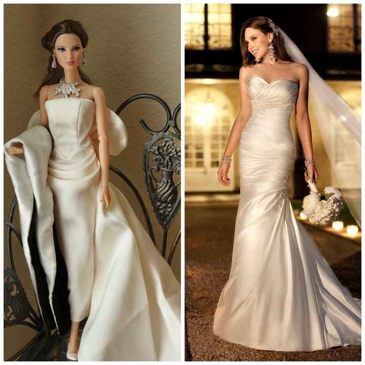 Tu vestido de novia inspirado en Barbie: ¿cuál eliges?