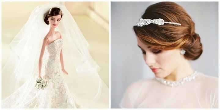 Tu peinado de novia inspirado en Barbie: ¿cuál eliges?