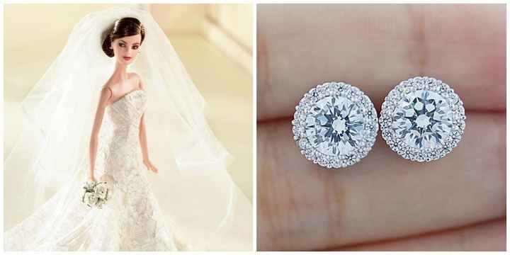 Tus aretes de novia inspirados en Barbie: ¿cuál eliges?