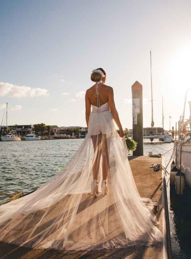 ¿Usarías short el día de tu boda?