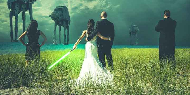 Boda estilo Star Wars