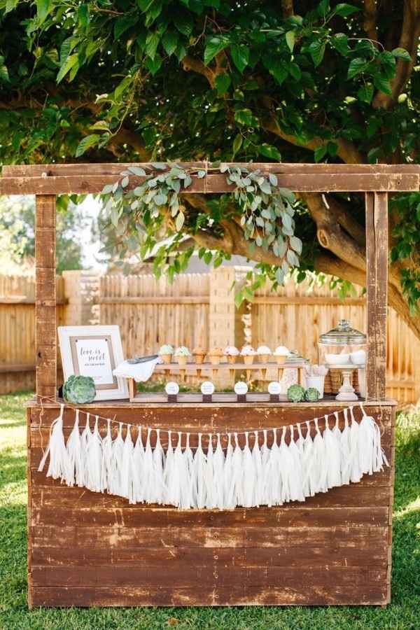 Barra de helados en tu boda