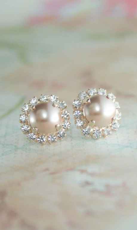 ¿Cómo imagina tu novio tus aretes de novia?