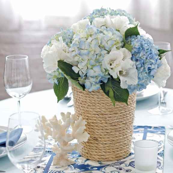 Centros de mesa DIY