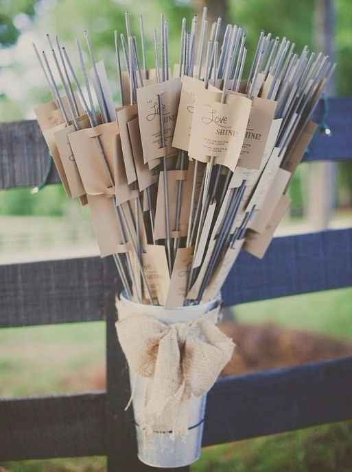 Etiquetas DIY para las luces de bengala