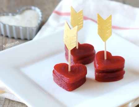 4. Corazoncitos de betabel