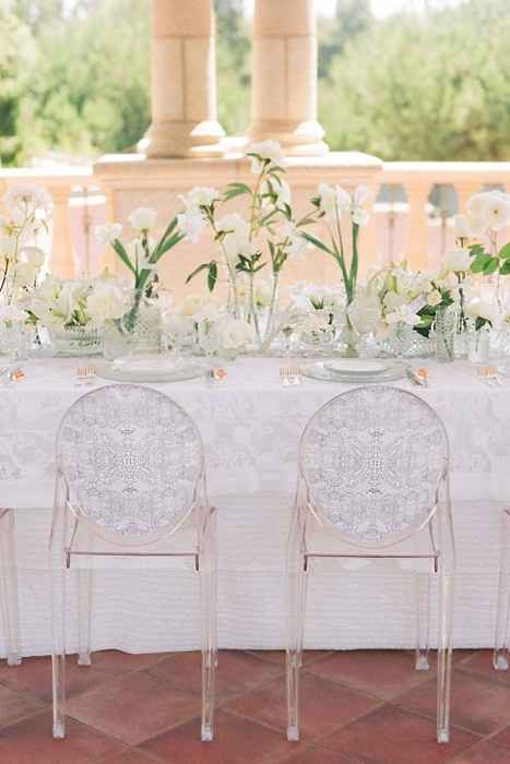 Sillas transparentes para boda