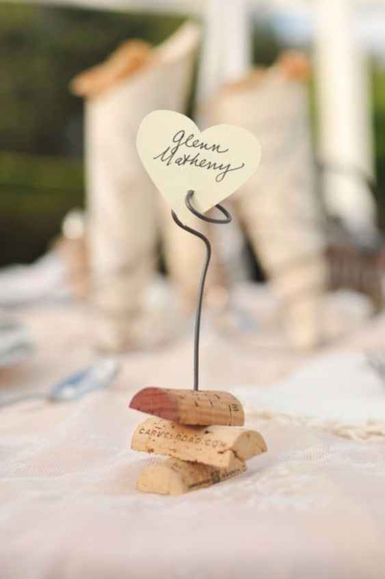 Ideas para tu boda con corchos